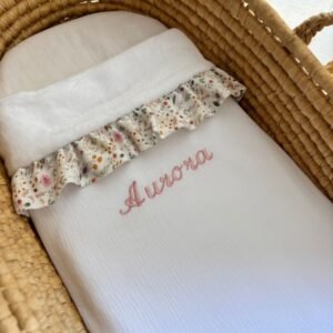 Copertina Carrozzina Mussola Bianca