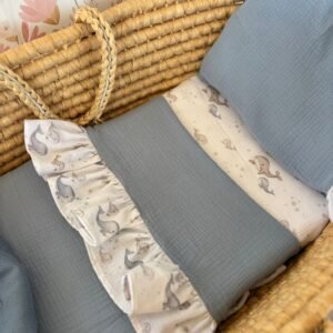 Set Carrozzina Lenzuola Mussola